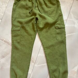 Women’s linen cargo pants